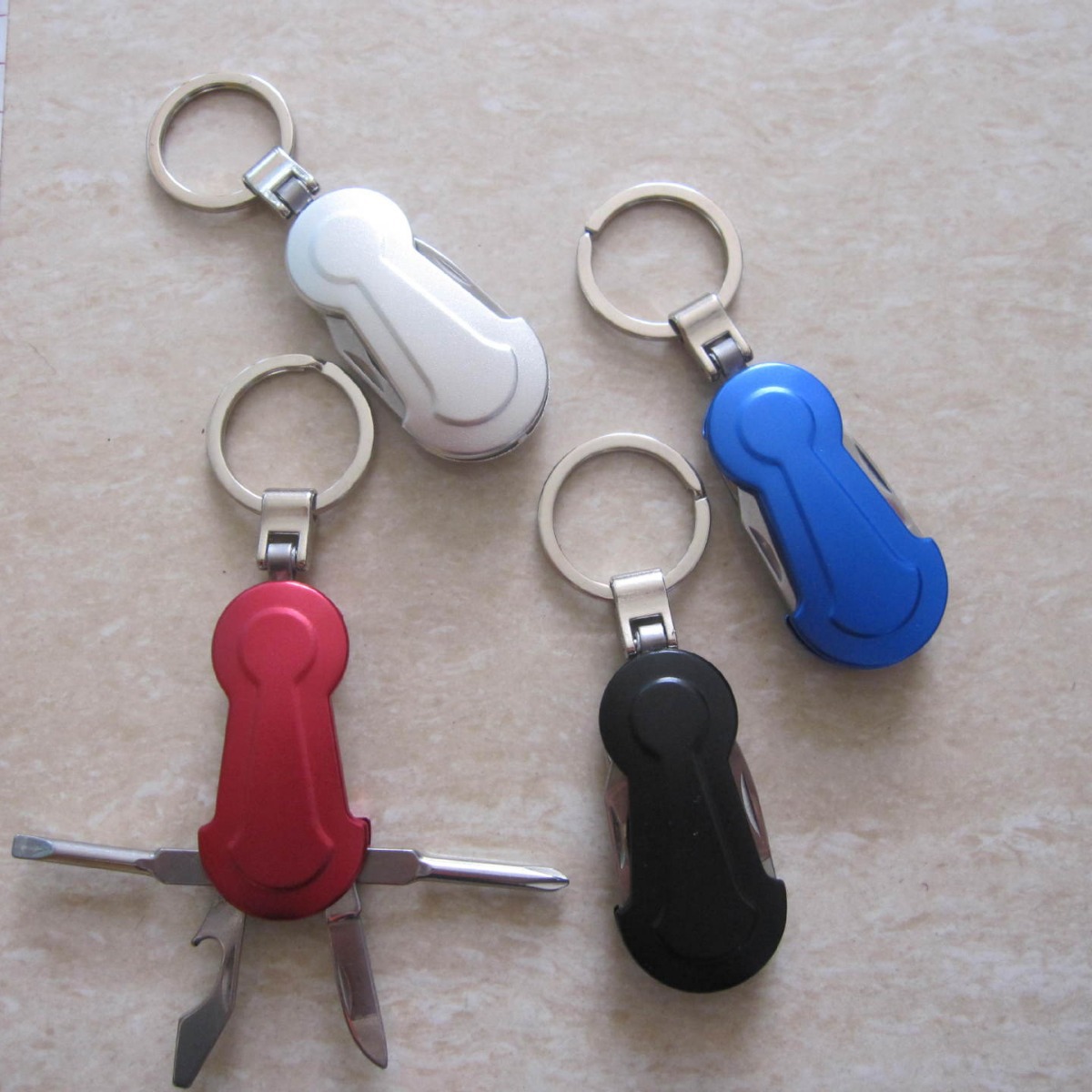 专业供应 匙扣多功能小刀 户外组合小刀 多功能礼品军刀 B02