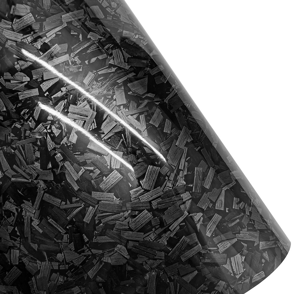 AliExpress Hot Sale Car PET Forged Carbon Fiber Flower Carbon Color Change Film Bright Matte Body Interior Modification Sticker Film