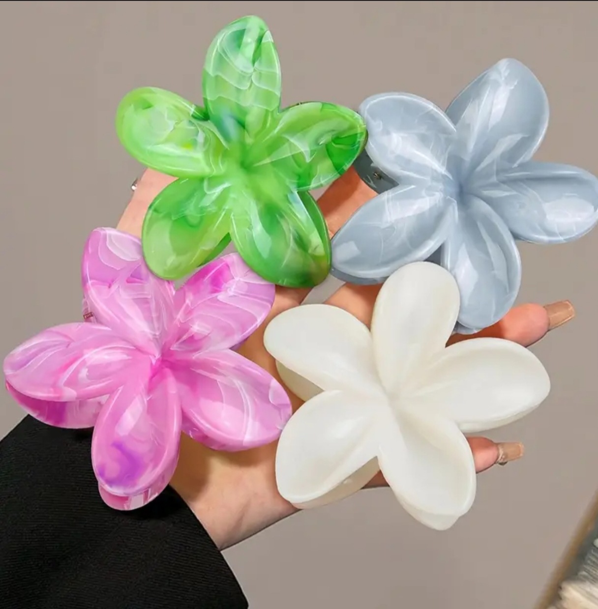 Temperamento transfronterizo simple clip de cabello de cabeza de mujer clip de agarre cuadrado clip de tiburón clip de cabello adornamiento mayorista