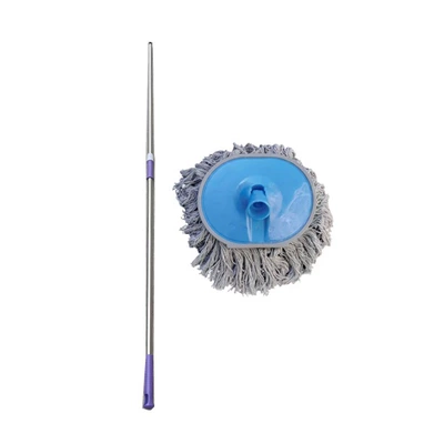 Car cleaning tools – Large Trucks, Long Handle, Thickened Car - 2m-round-cotton-washing-brush