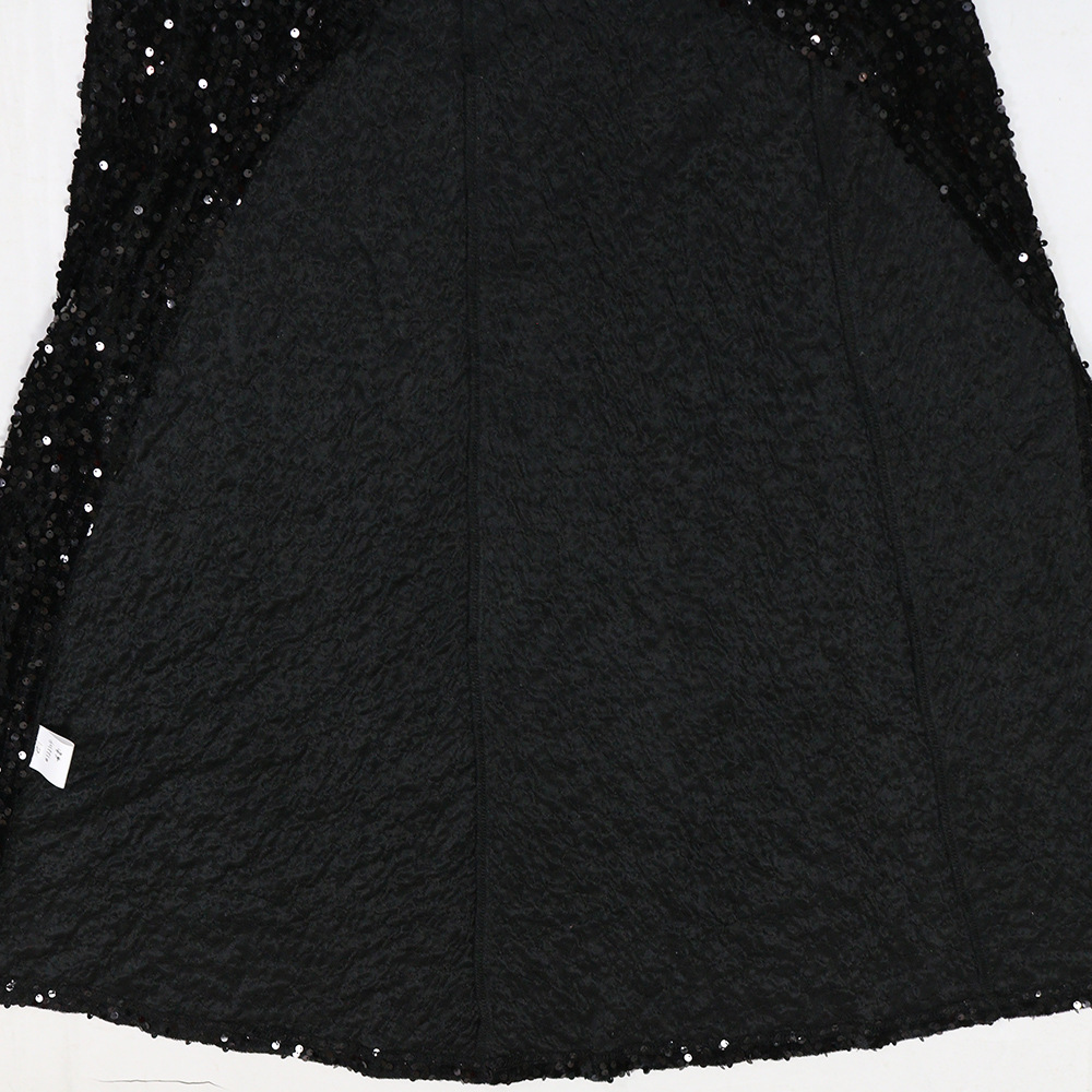 Sequined Evening Dress Sexy Tube Top Irregular Asymmetric Dress Trailing Dress Women