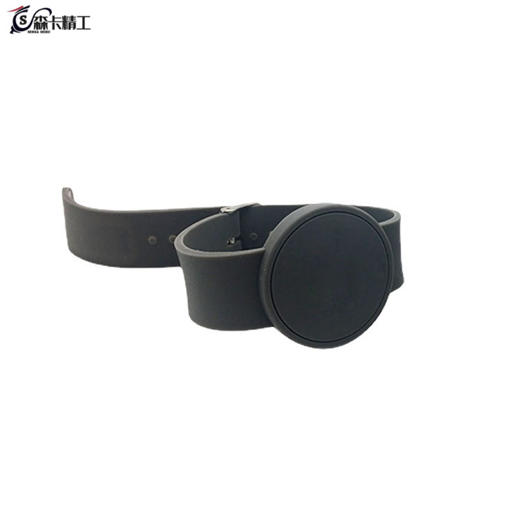 RFID双频硅胶手腕带TK4100芯片ID/IC游泳桑拿健身nfc运动手环