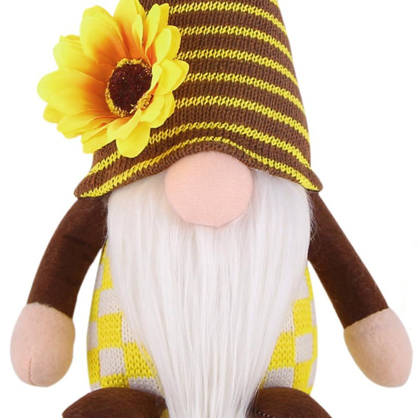 Transfronterizo nuevo festival de la abeja enano muñeca lindo muñeca girasol ventana decoración adornos