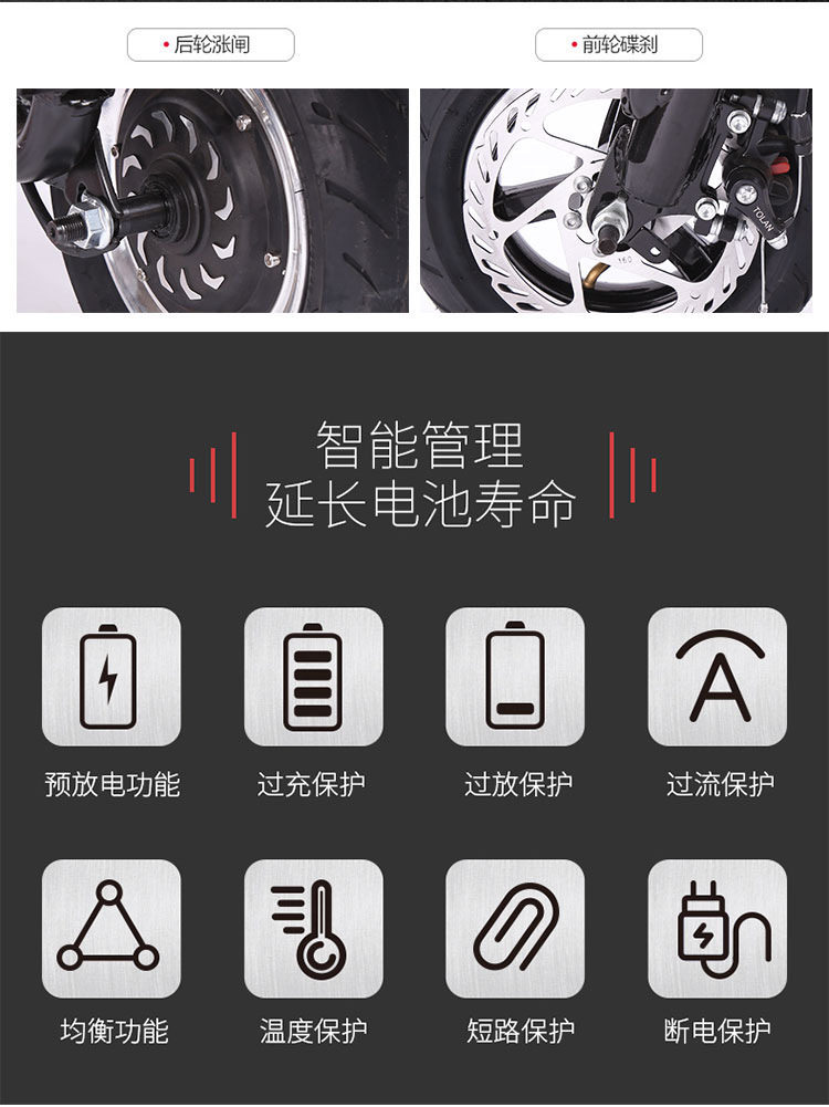 Mini Harley, yellow Harley, double-seater folding electric scooter, adult scooter for carrying children, wide-tire scooter