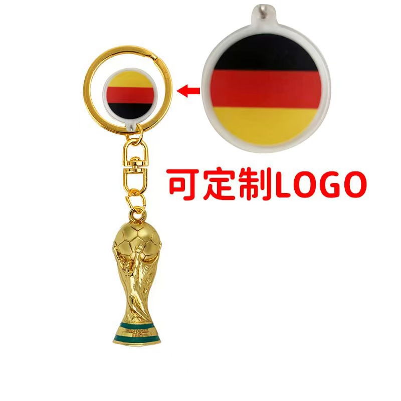 Nuevo llavero de pelota de la Copa del Mundo, souvenirs de fútbol, juegos de clubes de fútbol, pequeños obsequios, recuerdos para fanáticos