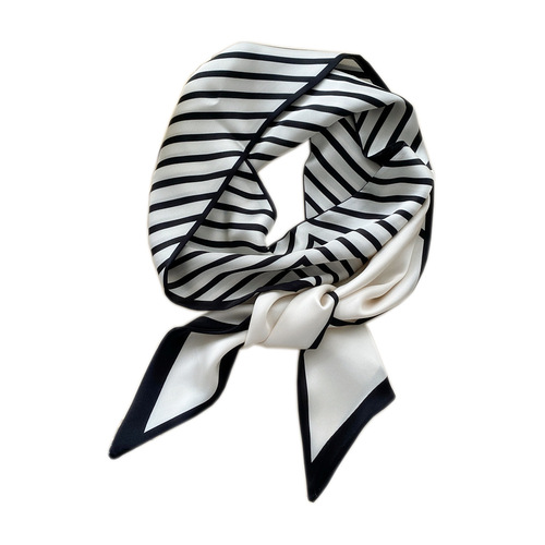 Small silk scarf for women, suitable for spring and summer, long silk ribbon, matches shirts, sweaters, neckties, scarves, hair bands, decorations, fluttering ribbons