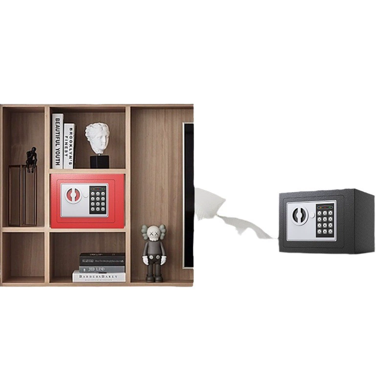 Мини-офисный домашний сейф Умный пароль отпечатков пальцев в стенку сейфа мини-цельностальная копилка