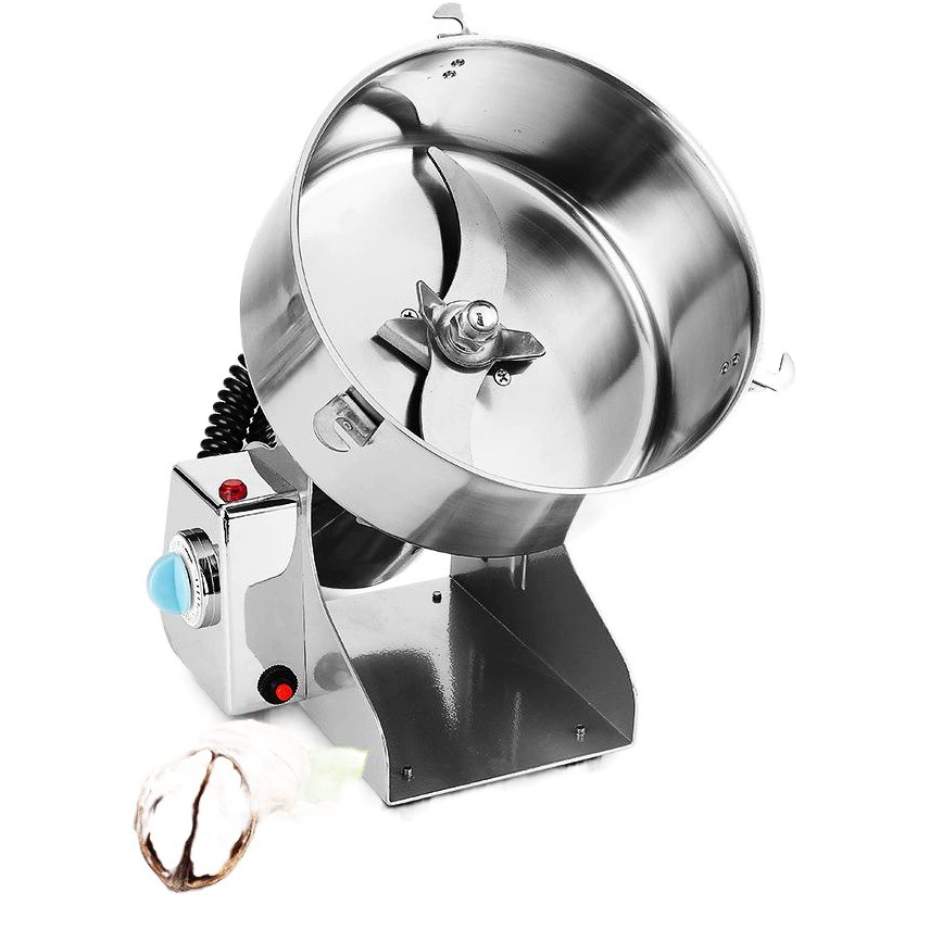 Оптовая продажа из нержавеющей стали 2500 г Panax Notoginseng Powder Machine Сверхтонкая пищевая мельница Машина Маленькая дробилка китайской медицины Шлифовальный станок