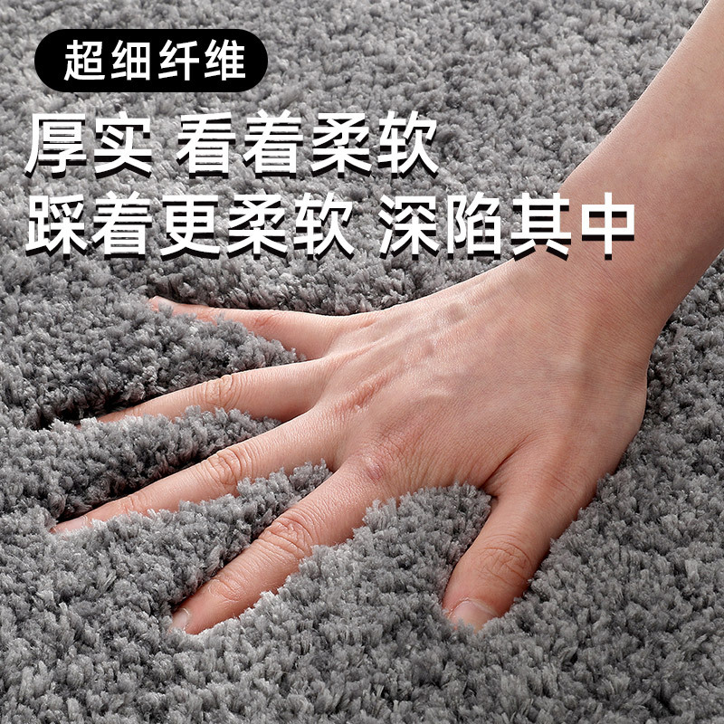Alfombrilla antideslizante en la puerta del baño flocado Alfombra absorbente gruesa Alfombra de entrada del inodoro Alfombrilla de la puerta Alfombra de la cama del dormitorio