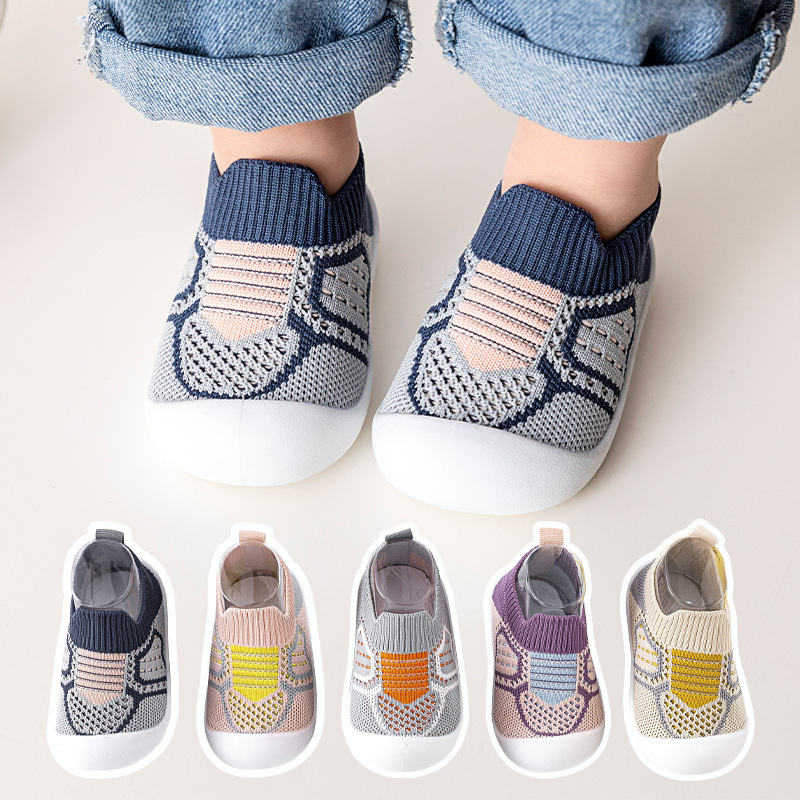 Primavera y otoño para bebés zapatos para bebés con suela suave antideslizante 0 - 3 años primavera y otoño para niños y niñas zapatos antipatas interiores