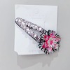 Genuine crystal, hairgrip, bangs, flowered, bright catchy style, wholesale