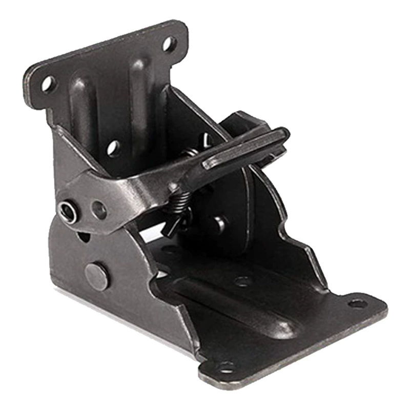 Coffee Table Folding Hinge - Invisible Furniture Hardware, 90° Self-Locking, MingZhan