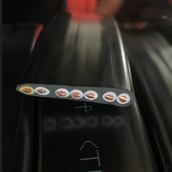 TVVB扁电缆 7*2.5平方扁线 天车扁线 行车扁线 电梯随行电缆