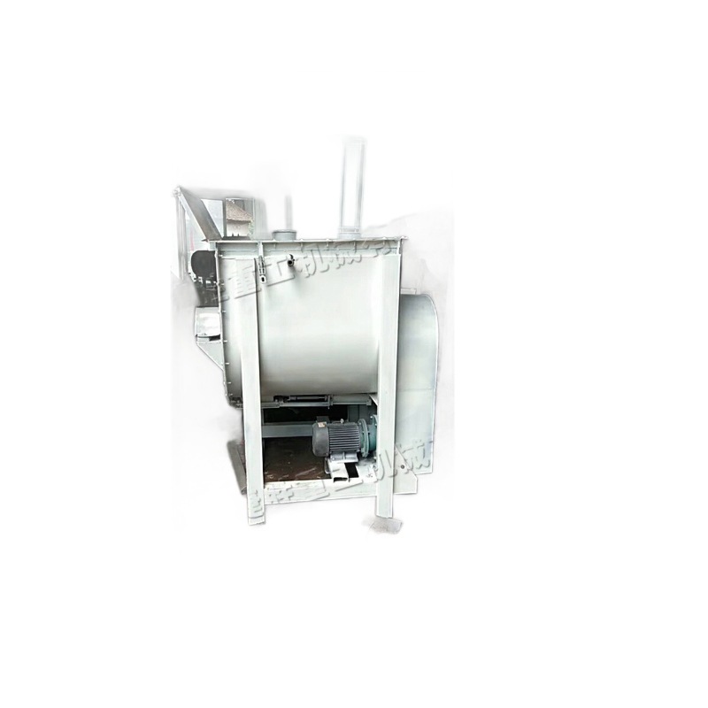 Mezclador eléctrico de acero inoxidable refrigerado por agua mezclador de polvo seco aislante interno y externo mezclador de calentamiento de alimentación horizontal
