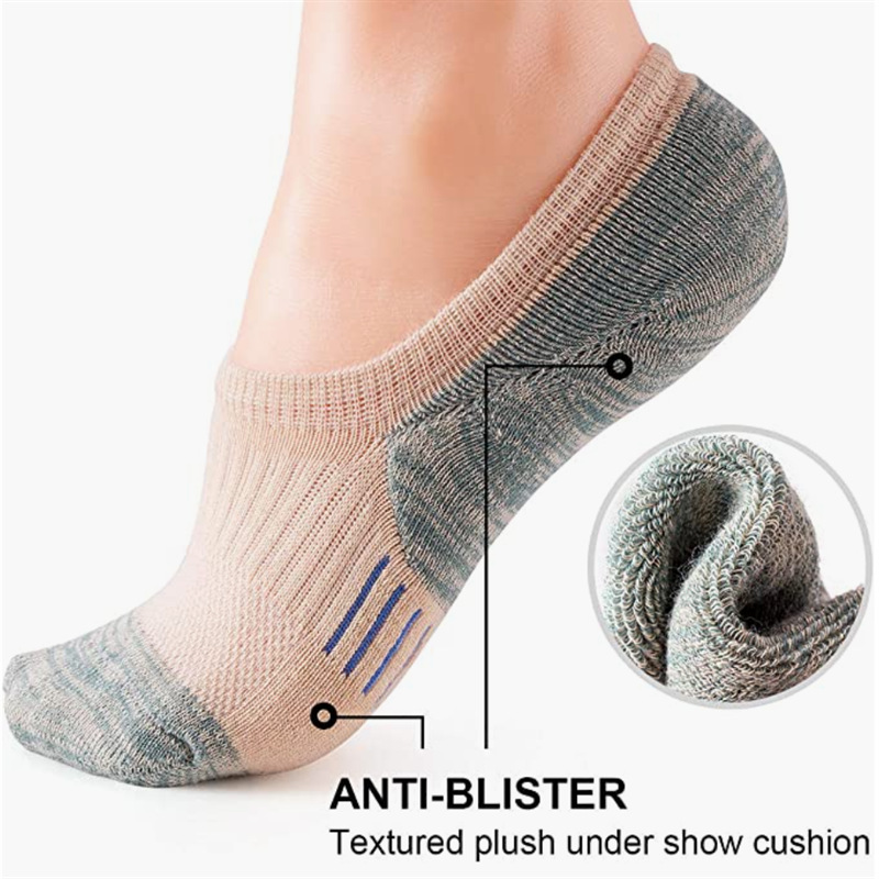 Transfronterizo en stock calcetines invisibles de fondo de felpa calcetines de barco de mujer algodón otoño e invierno calcetines transpirables absorbentes de sudor calcetines de boca baja de color sólido para hombres