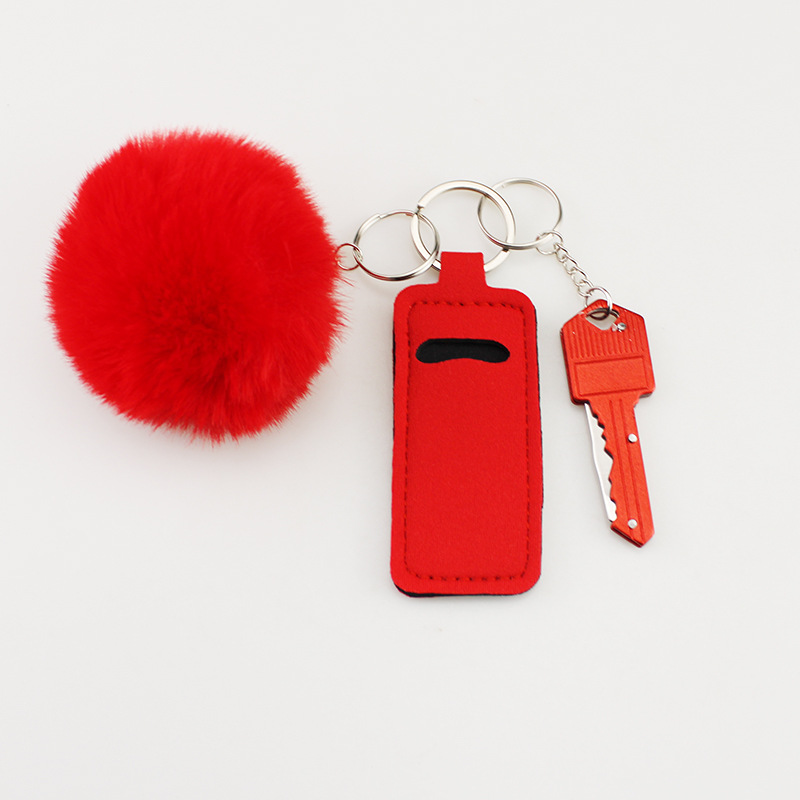 Modern Style Geometric Cloth Self-defense Unisex Bag Pendant Keychain display picture 7