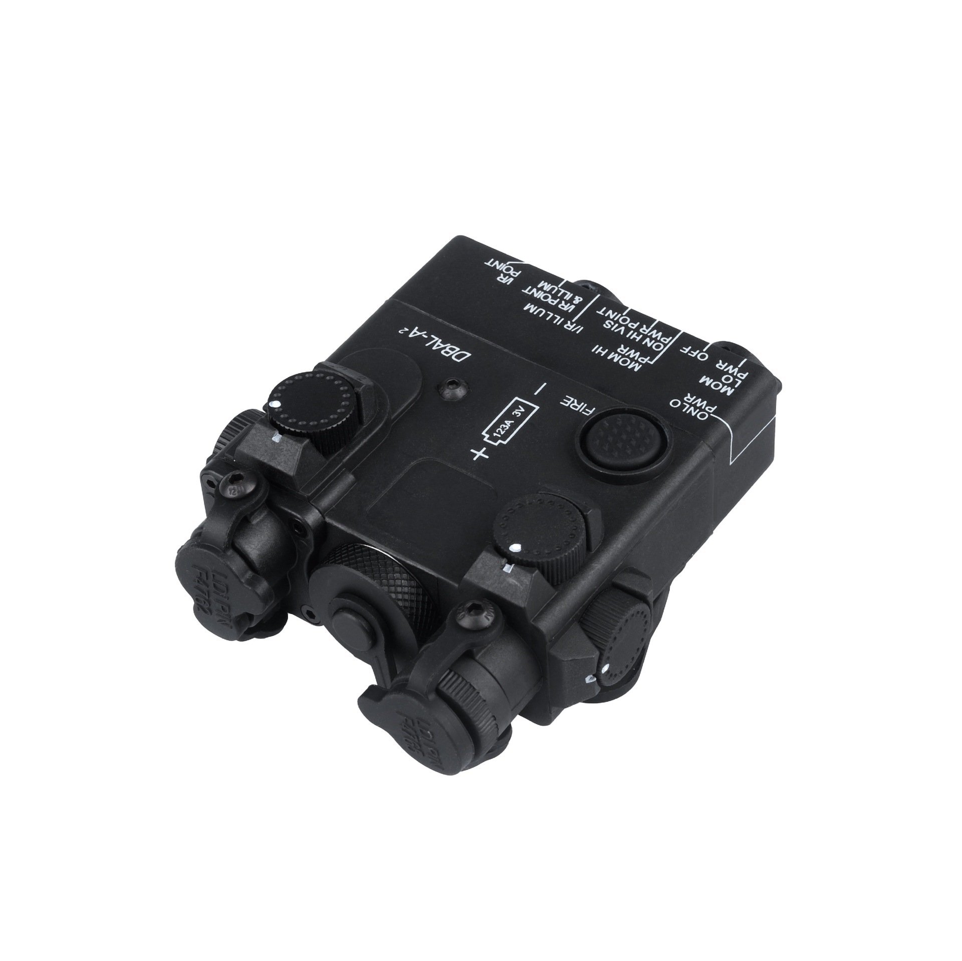 DBAL-A2 Red Laser Full Functionality: DBAL-A2 Red Laser IR White Light Illumination, Strobe, with Mouse Tail Function.