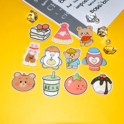 Acrylic Patch Easy pull buckle parts ins lovely solar system originality Cartoon girl Acrylic Brooch