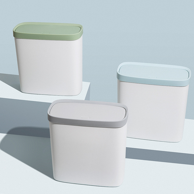 Cubo de basura estrecho “Hedou” para espacios reducidos – Diseño moderno, ideal para baño/dormitorio