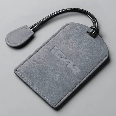 Car key bag Cover Card Holder Special - icar-new-grey-simple-rope