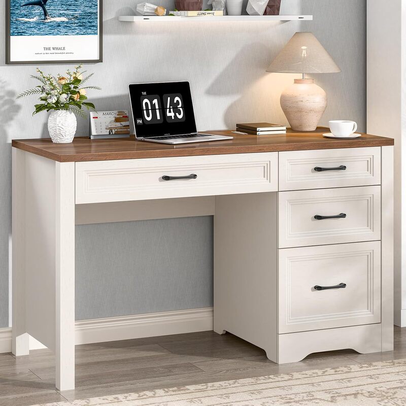 Farmhouse Retro Style Bedroom Study Living Room Office Desk Desk Table