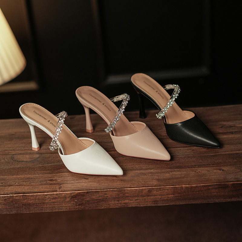 Elegante, vielseitige Damen-Stiletto-Pumps mit spitzer Zehenpartie, geschlossener Zehenpartie und französischem Stil_voghion.com