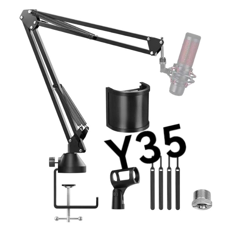 Soporte de micrófono en voladizo transfronterizo de resorte incorporado de 3 a 6kg de Alta Cámara de carga sin rebote Soporte de luz médica