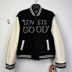 现货 GOODBRAND  Love is good经典标语拼色棒球服 男女同款