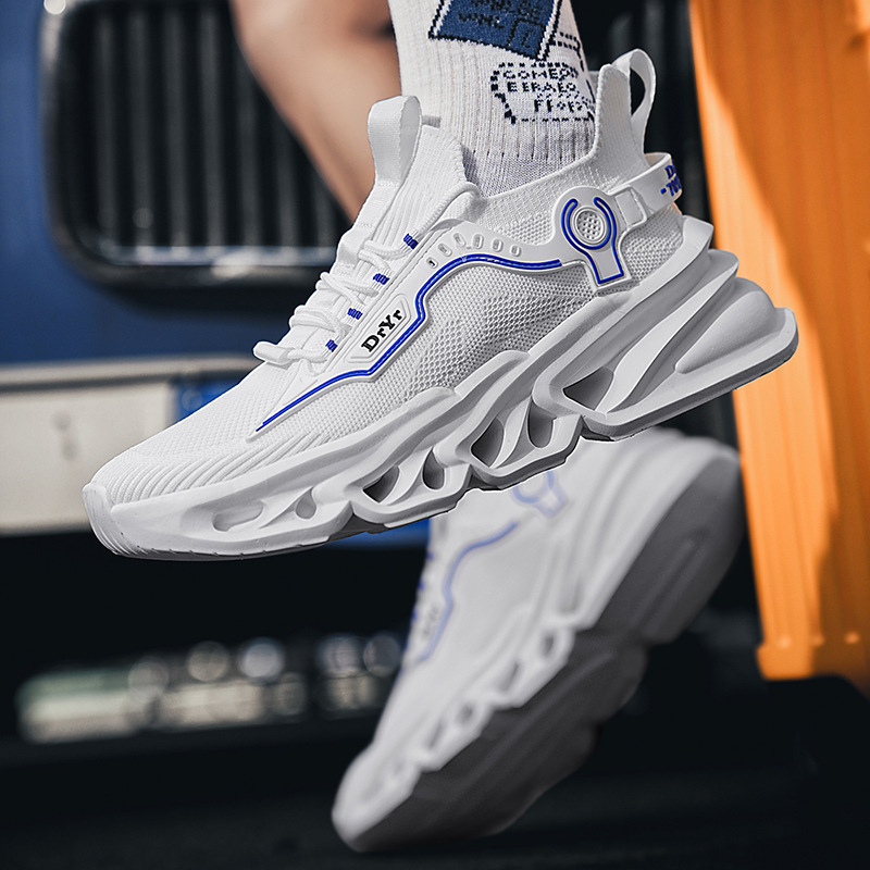 Men Athletic Shoes Basketball Shoes Walking Shoes Sneakers Mesh Synthetic Arch Support Durable Sneakers Footwear_voghion.com