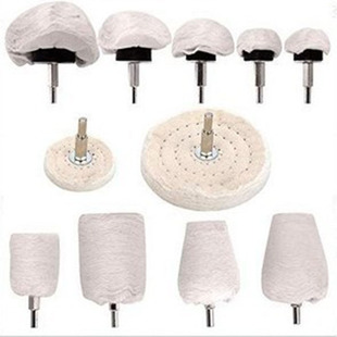 11-Piece Set of Polishing Wheel with Handle, Cotton Cloth Wheel, Vertical Flat Mirror Polishing Cloth Wheel, Acrylic Polishing Cloth Wheel