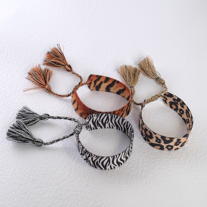 1 Piece Simple Style Leopard rope Braid Unisex Bracelets