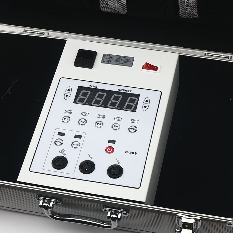 Wanbang B-809 caja BIO máquina de estiramiento de la piel, máquina de belleza antiarrugas facial, estiramiento de arrugas, martillo frío y caliente para salón de belleza