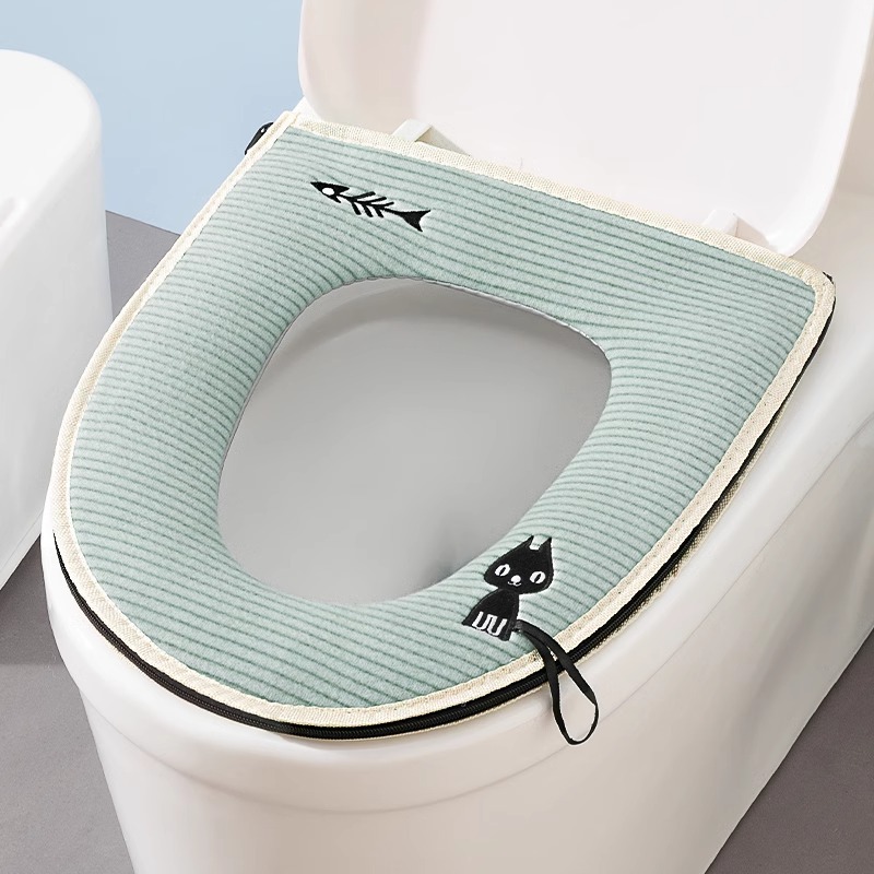 便器の座布団のファスナーの金は厚くて柔らかい家庭用の四季通用の防水便器の高い顔の値のトイレの腰掛けです。|undefined