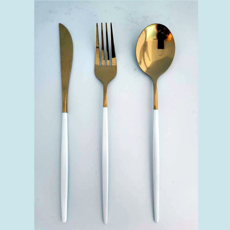 Nuevo conjunto de cuchillos y tenedores de filete, set de cubiertos de carne, cuchillos y tenedores de cubiertos de carne, cubiertos de comida occidental, cuchillos y cucharas de comida occidental