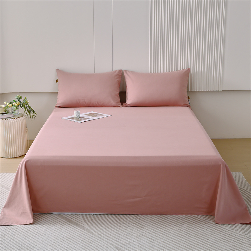 Sábanas de algodón moderno simple 100% sábanas de algodón monocolor sábanas de algodón madre y bebé sábanas de algodón