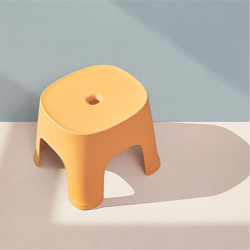 Thickened row stools, children's household bathroom stools, adult non-slip foot-stepping plastic stools, bathing low stools, porch shoe changing stools