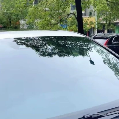 Wholesale Quantum Film Crystal 80 Crystal Automotive Film - complete-roll-30m-crystal-75-light-blue-front-windshield