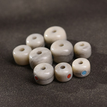 天然牦牛骨桶珠配珠DIY半成品散珠腰珠多宝镶嵌骆驼骨文玩配饰