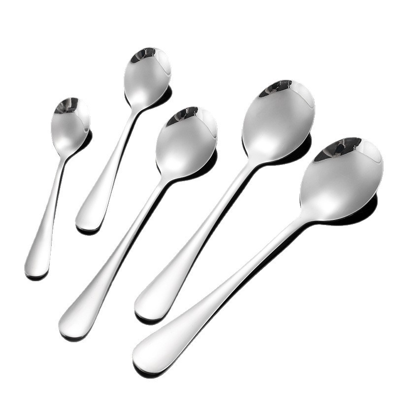 304ステンレスナイフフォークスプーン洋食ステーキ食器セット家庭用クリエイティブデザート長柄スプーンクロスボーダー卸売り|undefined