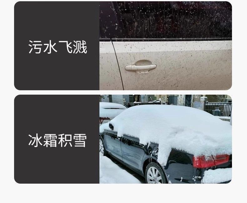Sun Protection and Heat Insulation Oxford Cloth Car Cover, Thickened Car Cover, All-Season Rain and Snow Protection, Anti-Scratch Car Cover, Full Cover