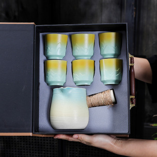Outdoor Stove tea boiling gift box portable tea set dry burning pot pot baking milk pot charcoal burning open fire electric ceramic stove