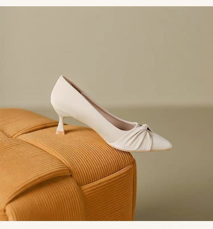 Women's Stiletto Pumps Pointed Toe Elegant Versatile Heels_voghion.com