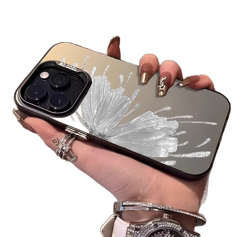 銀箔蝶は14plus欧米16promaxアップルの携帯ケースiphone15トレンド13個性12を適用している|undefined