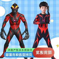Новая летняя детская одежда Ultraman Belial, комбинезон для мальчиков, одежда, светящаяся лампа, игрушечный плащ
