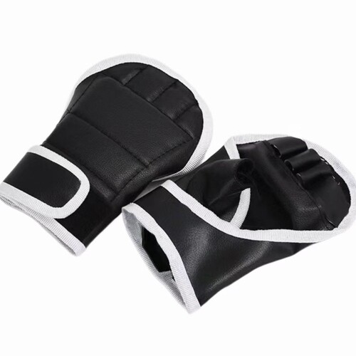 Adult and Children MMA Half Finger Boxing Gloves with Thick Padding, Sandbag Sparring, Fitness Fighting Leaking Finger Mitts