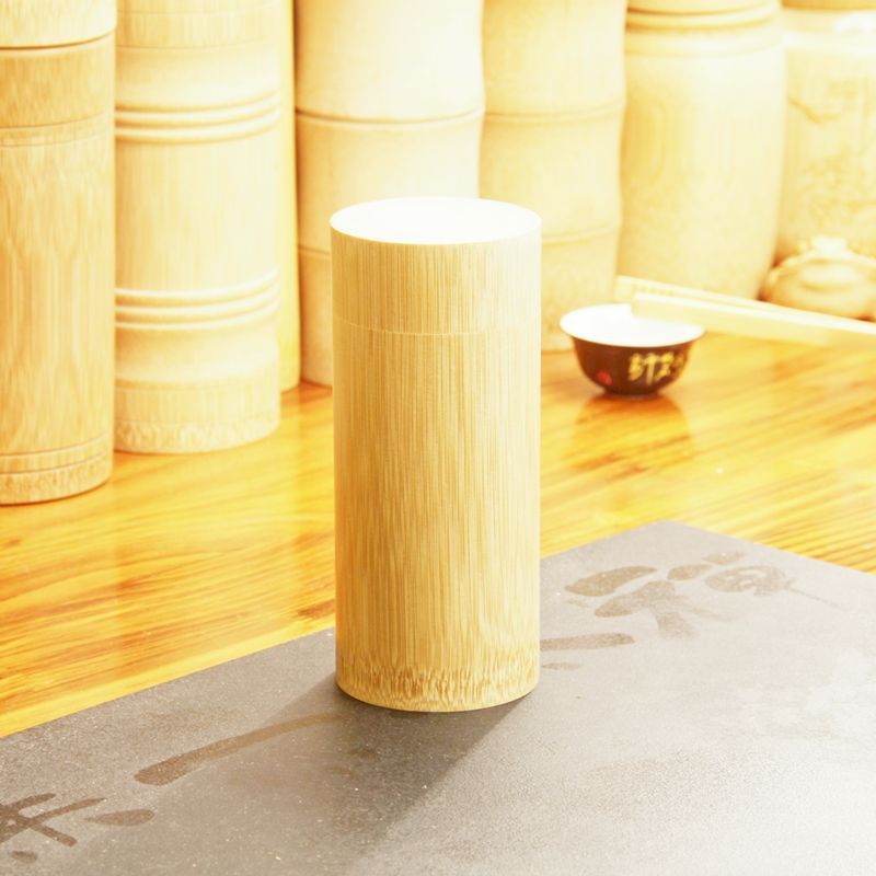 ポータブル茶葉缶密封缶旅行元生態竹製貯蔵缶茶缶彫刻茶桶特色竹工芸品|undefined