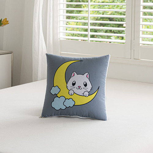 Two-in-one pillow and quilt, logo gift, two-in-one sofa cushion, office lunch break quilt, car lumbar support