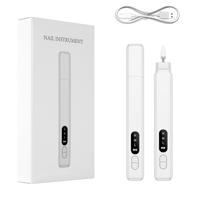 国境を越えた新しいネイルマニキュア機器、ポータブル充電式ネイルポリッシャー、1.5Wペン型電動ネイルポリッシャー|undefined