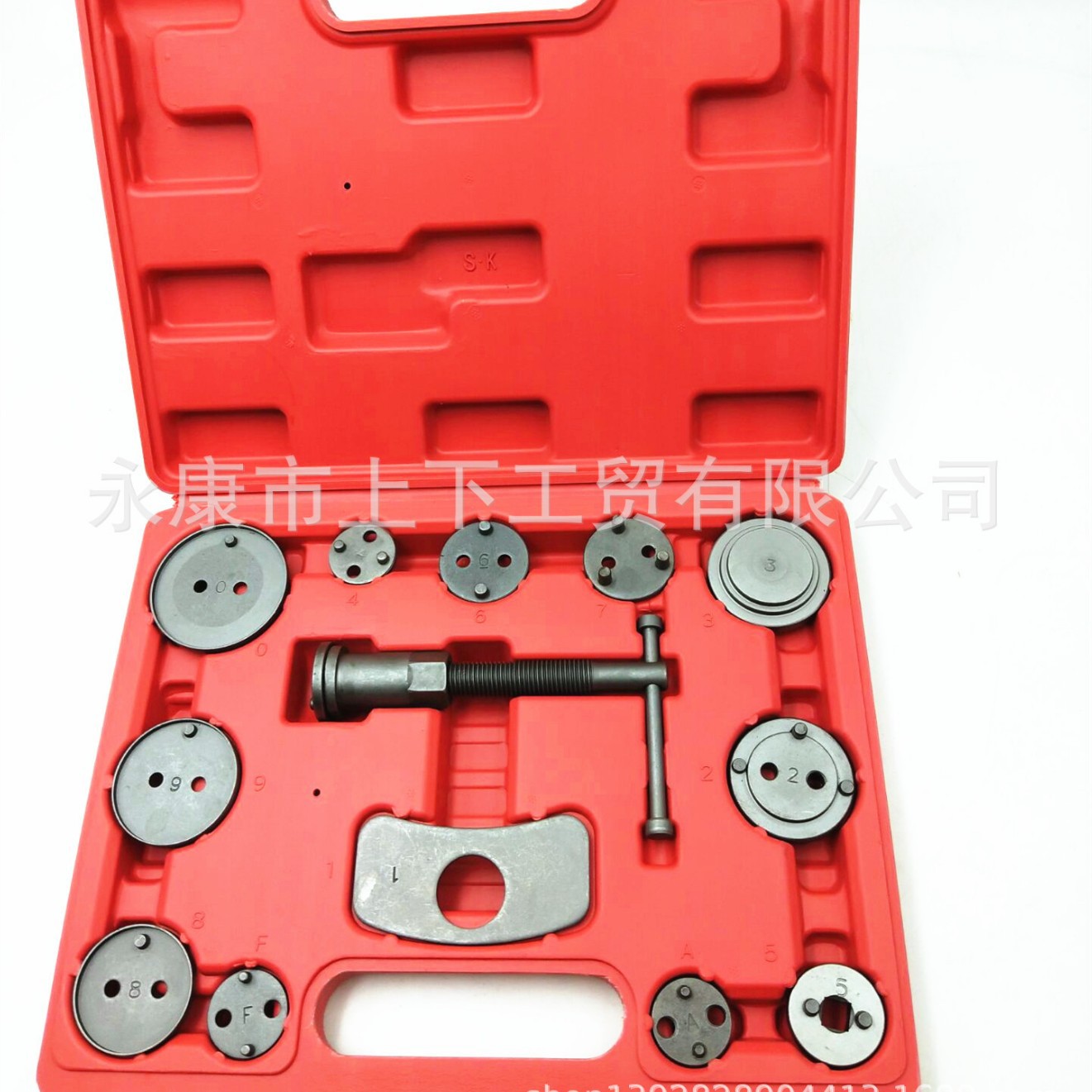 工厂价批发直销13件套蝶式刹车片调整拆装工具 刹车分泵调整组套