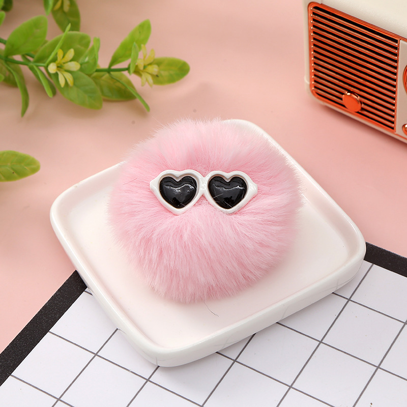 핑크 러브 안경